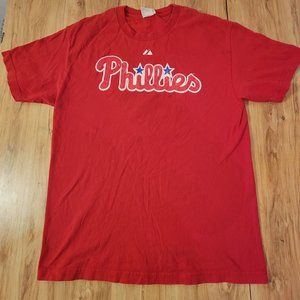 Majestic Phillies Jersey Shirt HOWARD 08
